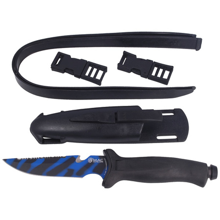 Nóż nurkowy MAC Coltellerie PP / TPE, Camu PTFE (MC AQT12-4.N)