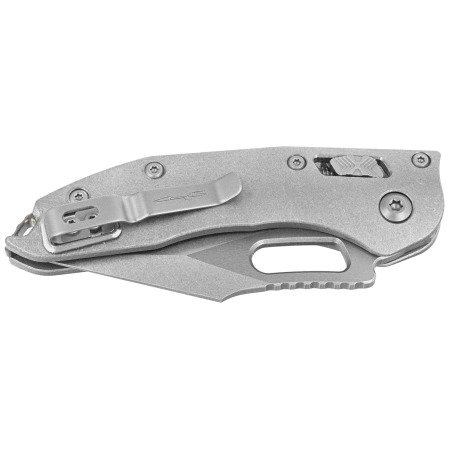 Nóż składany Microtech Marfione Select Stitch Ram-Lok S/E Slab Side Titanium, Ti Bronze HW, Double Vapor Blast M390MK by Borka Blades and Tony Marfione (169RL-10MS1)