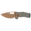 MKM Lov OD Green FRN, Tan Top Shield N690 by Jesper Voxnæs Knife (MK LV-PGR)
