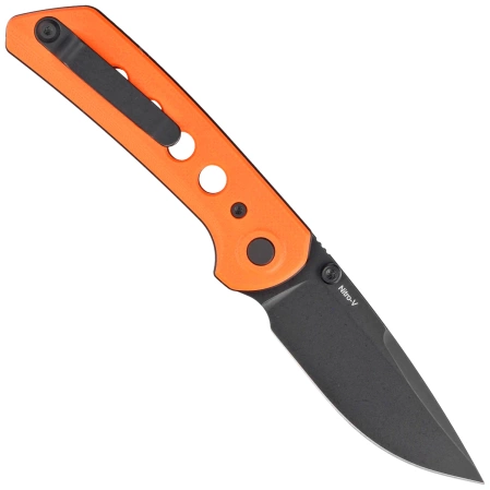 Nóż składany Reate PL-XT Orange G10, Black PVD Nitro-V