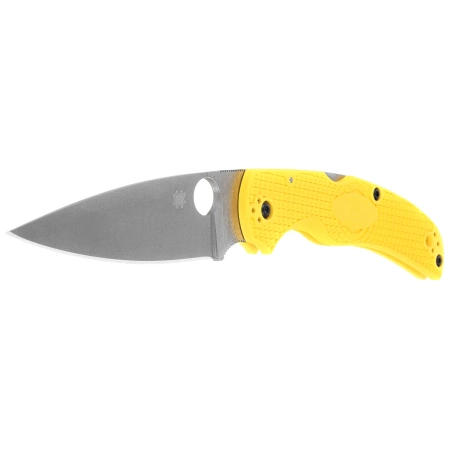 Nóż składany Spyderco Native Chief 2 Lightweight Salt Yellow FRN, Satin MagnaCut by Sal Glesser (C244PYL)