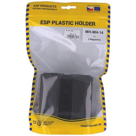 ESP Double Swiveling Holder for two magazines 9mm, .40, UBC-02 (MH-MH-14 BK)