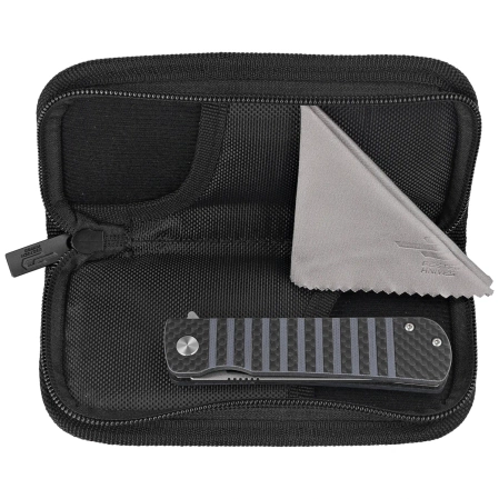 Nóż składany Bestech Titan Black Carbon Fiber/Blue G10, Stonewashed/Satin 154CM by Keanu Alfaro (BL04B)