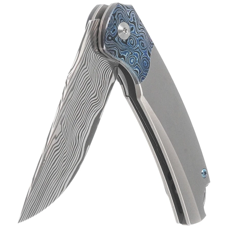 Bestech Supernova Knife Grey Titanium/Zirconium Timascus, Damasteel (BT2111E)