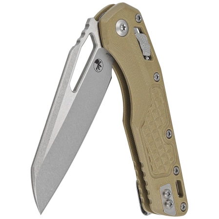 Microtech MSI S/E Ram-Lok OD Green Frag G10, Stonewashed M390MK by Tony Marfione (210-10FRGTOD)