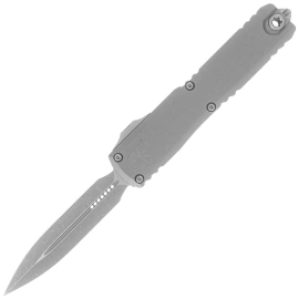 Nóż automatyczny OTF Microtech Ultratech Gen III ZBP D/E Natural Clear Aluminium, Apocalyptic M390MK by Tony Marfione (1122-10APNC)