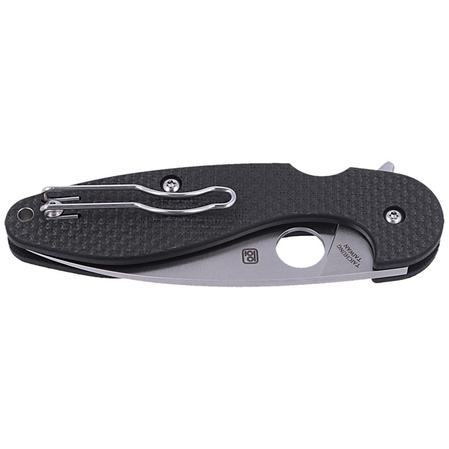 Spyderco Silverax Carbon Fiber/G10 Laminate, Satin CPM S30V by Paul Alexander (C228CFP)