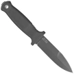 Demko Armiger 4 Spear Point Knife Black TPR, Black Powder Coated 80CrV2 by Andrew Demko (ARM4-80CrV2-BLK-SPR)