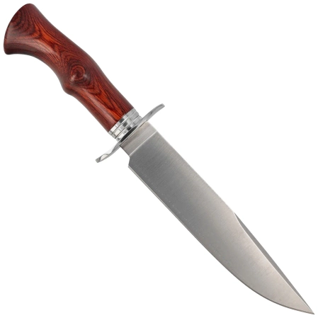Nóż Muela Cherokee-19R Red Pakka Wood, Satin X50CrMoV15