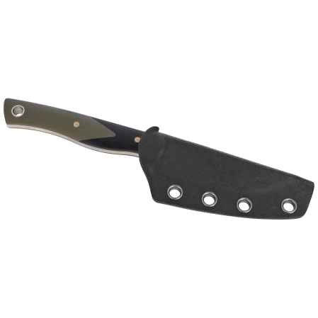 Bestech Heidi Blacksmith #1 Knife Black / Green G10, Satin D2 by Heidi (BFK01A)