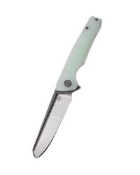 Bestech Slyther Knife Transparent G10, Grey Titanized/Satin 14C28N (BG51B-2)