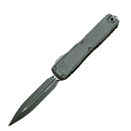 Microtech Ultratech Gen IV D/E OTF Knife Cerakote Moss Green Aluminum, Cerakote Moss Green M390MK by Tony Marfione (11224-1 MG-C21Z13)