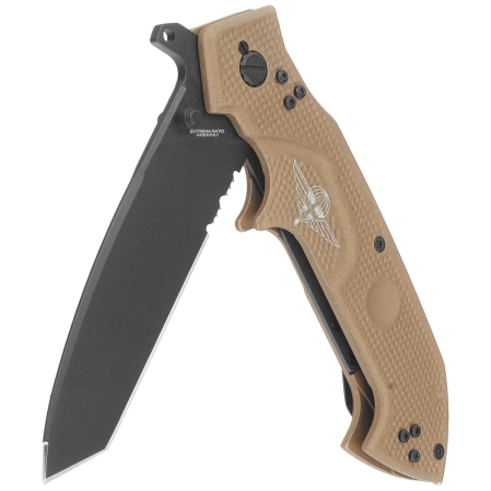 Nóż składany Extrema Ratio Glauca J1 NS Desert Aluminium, Black MIL-C N690 (04.1000.0165/RVHCS/NS)