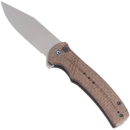CIVIVI Cogent Brown Micarta, Bead Blasted (C20038D-6)