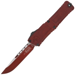 Nóż automatyczny OTF Microtech Combat Troodon Gen III S/E Weathered Crimson Aluminium, Weathered Crimson M390MK by Tony Marfione (1143-1WCM)