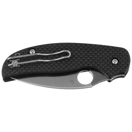 Nóż składany Spyderco Sage 6 Black Carbon Fiber/G10, Satin CPM S30V by Sal Glesser (C123CFBCLP)
