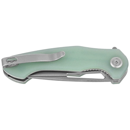 Nóż składany Kubey Dugu Jade G10, Beadblasted 14C28N (KU210I)