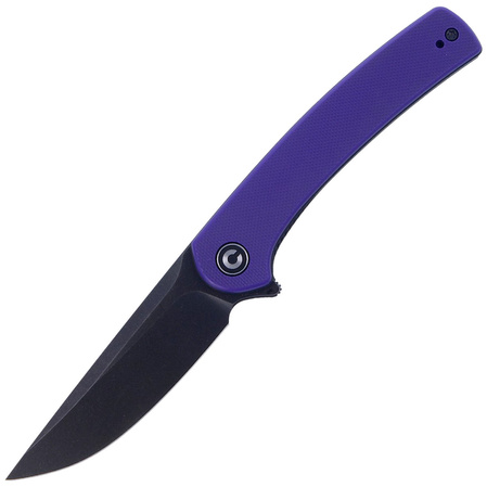 CIVIVI Knife Mini Asticus Purple G10, Black Stonewashed 10Cr15CoMoV (C19026B-4)