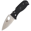Spyderco Lil' Temperance 3 Black G-10 PlainEdge Knife (C69GP3)