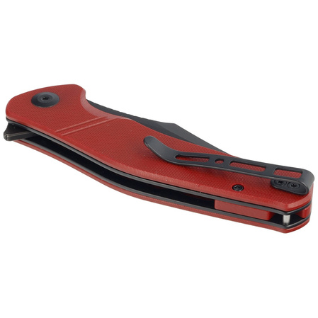 Nóż składany Sencut Episode Burgundy G10, Black Stonewashed 9Cr18MoV (SA04A)