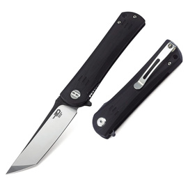 Nóż składany Bestech Kendo Black G10, Black / Satin D2 (BG06A-2)