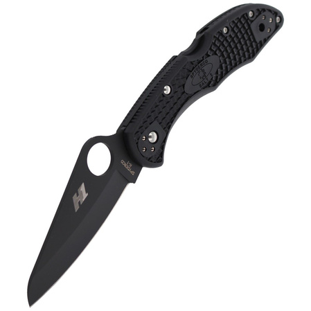Nóż składany Spyderco Salt 2 FRN Black, Black Blade Plain H2 (C88PBBK2)