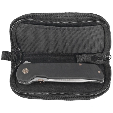 Fox Original Gangster Black Micarta, Satin MagnaCut by Bob Terzuola Knife (FX-ATC-OG01 LMB)