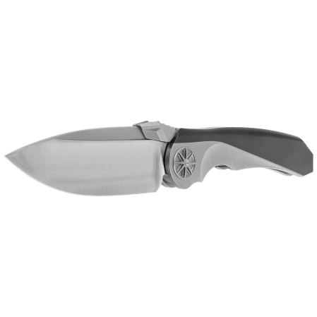 Nóż składany Rike Knife Tissot Black Titanium, Satin M390 (RK-Tissot 1-B)