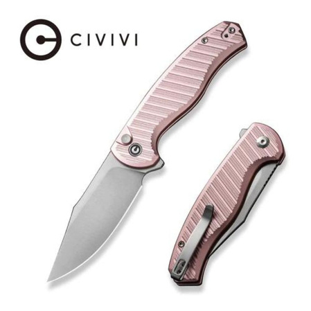 Civivi Knife Stormhowl Light Pink Aluminum, Satin Nitro-V (C23040B-3)