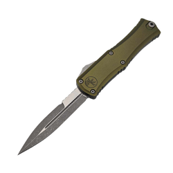 Microtech Hera II Mini Bayonet OTF Knife OD Green Aluminium, Apocalyptic M390MK by Tony and Sean Marfione (1701M-10APOD)