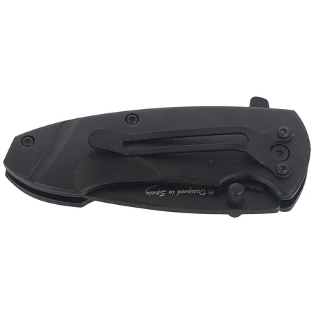 Nóż składany K25 RK-18488 Black Aluminium, Black 7Cr17Mov