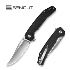 Nóż składany Sencut Vornix Black Canvas Micarta, Satin 9Cr18MoV (S25038-2)