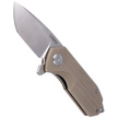 Kubey Campe KU203G Knife Khaki G10, Bead Blasted D2