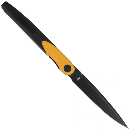 Bestechman Lanza Black/Yellow G10, Black Stonewashed 14C28N by Grzegorz Grabarski (BMK14F)