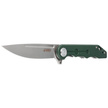 Nóż składany Kubey Knife Mizo Green G10, Bead Blast AUS-10 by Tiguass (KU312F)