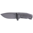 LionSteel Myto Knife Grey Titanium, Satin M390 by Molletta (MT01 GY)