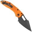 Microtech Stitch-A S/E Automatic Knife Orange Tangerine Aluminum, Black M390 by Borka Blades and Tony Marfione (169-1OT)