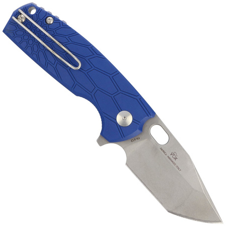 Nóż składany FOX Core Tanto Blue FRN, Acid Stone Washed N690Co by Jesper Voxnæs (FX-612 BLS)