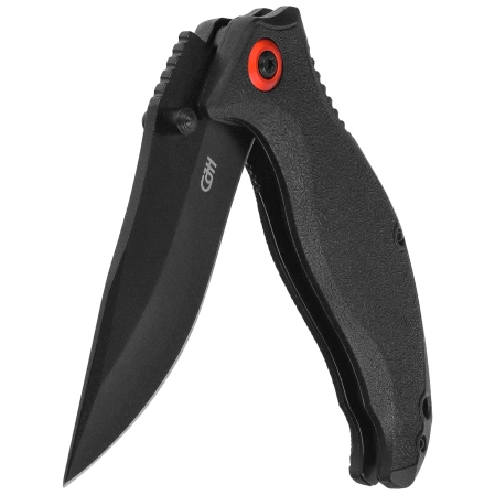 Nóż składany Herbertz CJH Black Fiberglass, Red HW, Black 420 (ART000402)