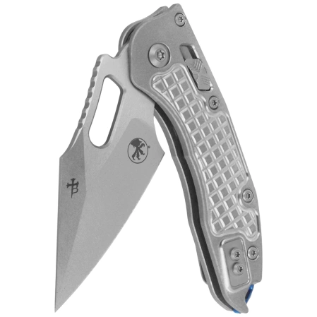 Nóż składany Microtech Marfione Select Stitch Ram-Lok S/E Frag Titanium, Double Vapor Blast HW, Stonewashed M390MK by Borka Blades and Tony Marfione (169RL-10FRMS2)