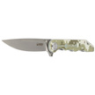 Kubey Knife Mizo Camo G10, Bead Blast AUS-10 by Tiguass (KU312E)