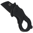 FOX Mini-TA Folding Knife FRN Black, Black Idroglider (FX-536 B)
