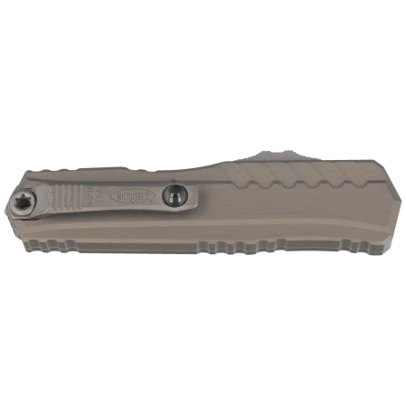 Nóż automatyczny OTF Microtech Cypher II S/E Natural Clear Aluminium, Apocalyptic M390MK by Deryk Munroe i Tony Marfione (1241-10APNC)