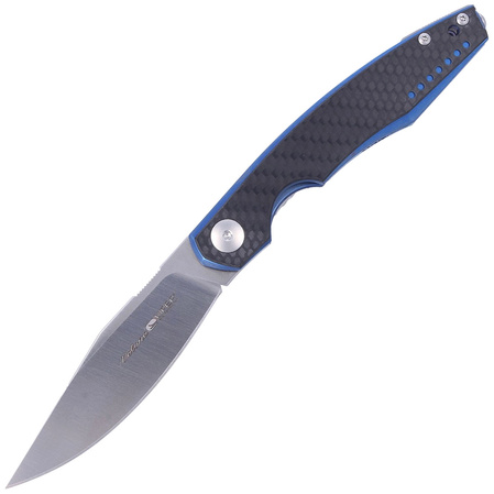 Nóż składany Viper Belone Blue Titanium/Carbon Fiber, Satin M390 by Jesper Voxnæs (V5970BLFC)