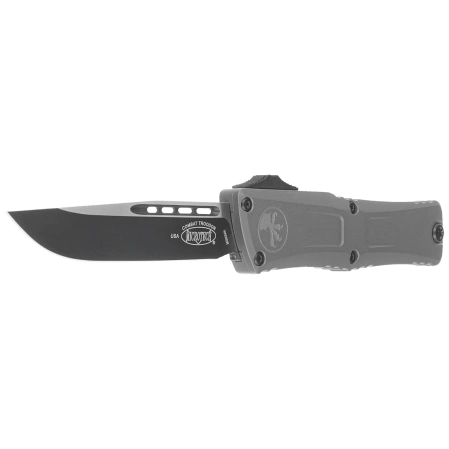 Microtech Combat Troodon Gen III S/E OTF Knife Natural Clear Aluminum, Black M390MK by Tony Marfione (1143-1NC)