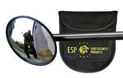 ESP Tactical Mirror Ø 71mm for Expandable Baton, nylon holder (BMO-02 / BMH-02)