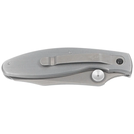 Muela KSC-7R Gray Aluminum/Red Pakka Wood, Satin 440C Knife