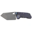 Remette RT-Cool Leopard Knife Grilled Blue Titanium, Pearlescent M390 (RTKS-L)