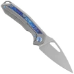 Nóż składany Kubey KB Knives Coeus Gray Titanium/Timascus, Beadblasted CPM S35VN (KB286A)