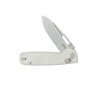 Kubey Bluff KU248G Knife White G10, Sandblasted 14C28N by Garet Caronna
